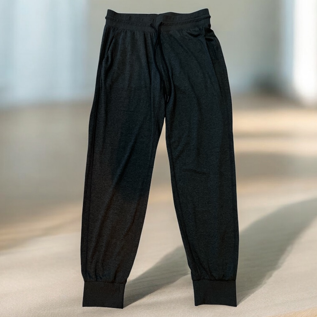 Athleta Uptempo Jogger Pants Women Small Black Drawstring Athletic